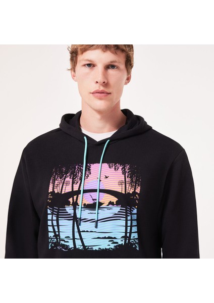 Golden Hour Bark Po Erkek Kapüşonlu Sweatshirt