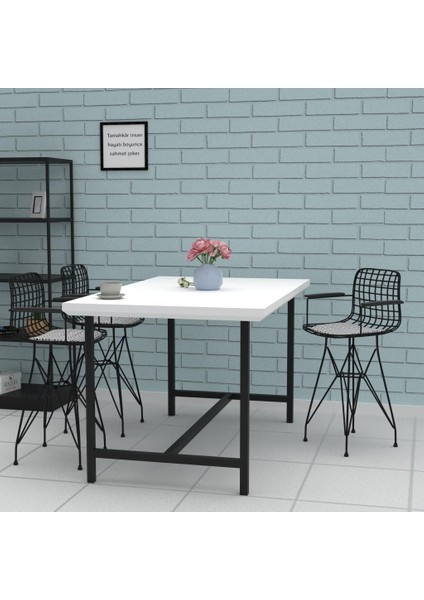 Knsz ufak boy tel bar sandalyesi 1 li uslu syhtalen kolçaklı 55 cm oturma yüksekliği mutfak bahçe cafe ofis fırsatları