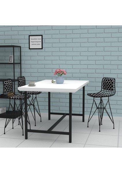 Knsz ufak boy tel bar sandalyesi 1 li uslu syhviona sırt minderli 55 cm oturma yüksekliği mutfak bahçe cafe ofis fırsatları