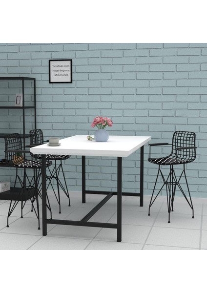 Knsz ufak boy tel bar sandalyesi 1 li uslu syhviona kolçaklı 55 cm oturma yüksekliği mutfak bahçe cafe ofis fırsatları