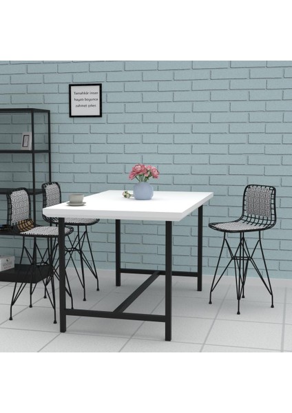 Knsz ufak boy tel bar sandalyesi 1 li uslu syhtalen sırt minderli 55 cm oturma yüksekliği mutfak bahçe cafe ofis fırsatları