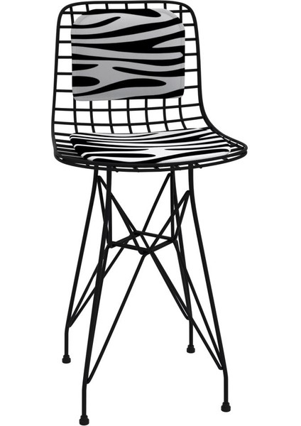 Knsz ufak boy tel bar sandalyesi 1 li uslu syhbonar sırt minderli 55 cm oturma yüksekliği mutfak bahçe cafe ofis modelleri