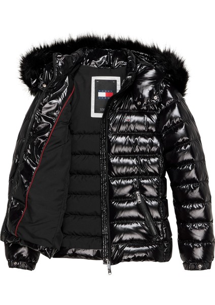 Tommy Hılfıger Tjw Tonal Hooded Down Jacket Mont