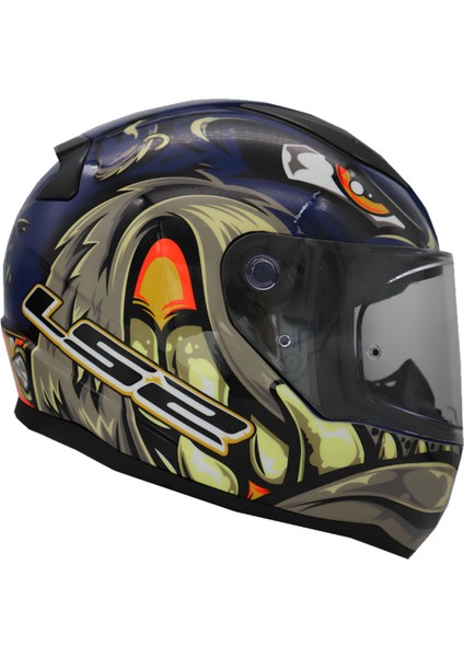 Rapıd 2 Spox Mavi-Gri Fullface Motosiklet Kaskı fırsatları