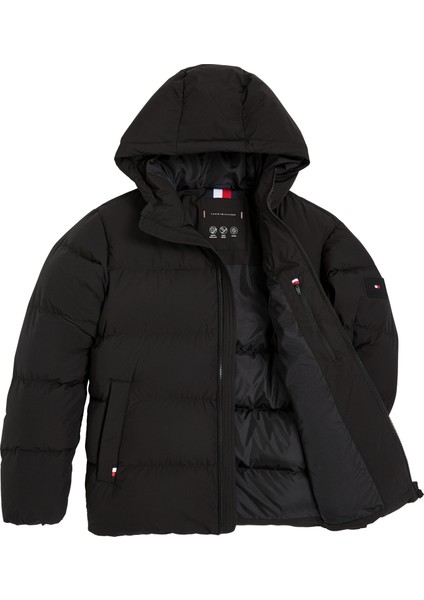 Tommy Hılfıger Down Hooded Puffer Jacket Mont