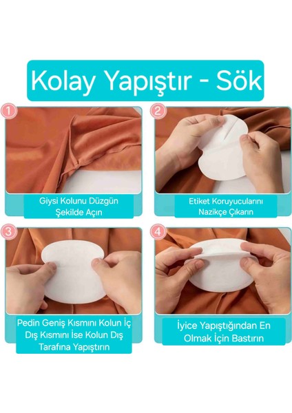 10'Lu Paket Halinde Koltuka Altı Ter Önleme Pedi