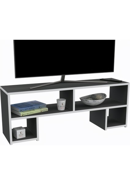 Kenzlife televizyon sehpası abudabi gri 040*080*30 tv ünitesi