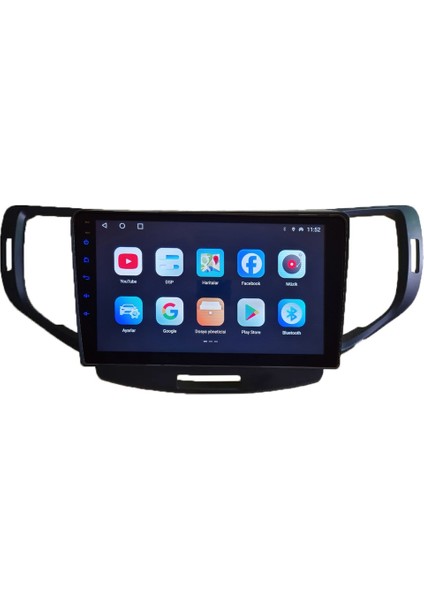 Honda Accord 2009-2015 Android Sürüm 13 Kablosuz Carplay Navigasyon multimedya 9 Inç Ekran 4g Ram + 32GB Hafıza Çerçeveli ve arka görüş kameralı modelleri