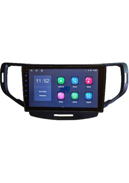 Honda Accord 2009-2015 Android Sürüm 13 Kablosuz Carplay Navigasyon multimedya 9 Inç Ekran 4g Ram + 32GB Hafıza Çerçeveli ve arka görüş kameralı fırsatları