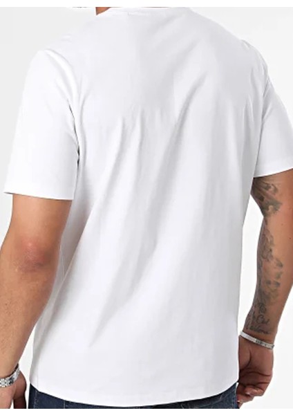 Beyaz Erkek T-Shirt Ss Cn Patch Tee Organıc Heavy fırsatları