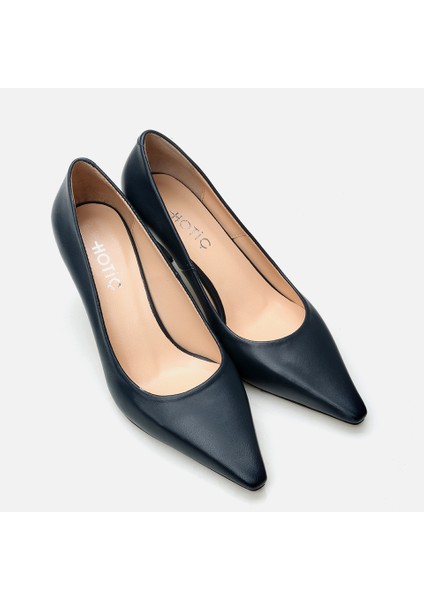 01AYH293870A680 Deri Lacivert Kadın Stiletto fiyatları