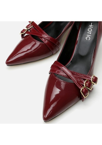 01AYH295050A780 BORDO Kadın Stiletto