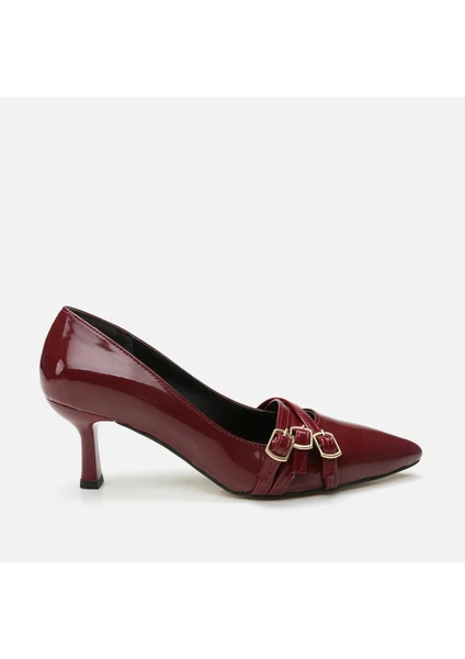 01AYH295050A780 BORDO Kadın Stiletto