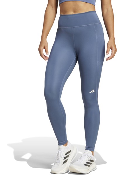 AIX2859 Adidas Otr 7-8 L Kadın Tayt Mavi