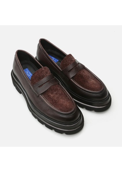 Masters 02AYH292200A480 Deri Kahve Erkek Loafer