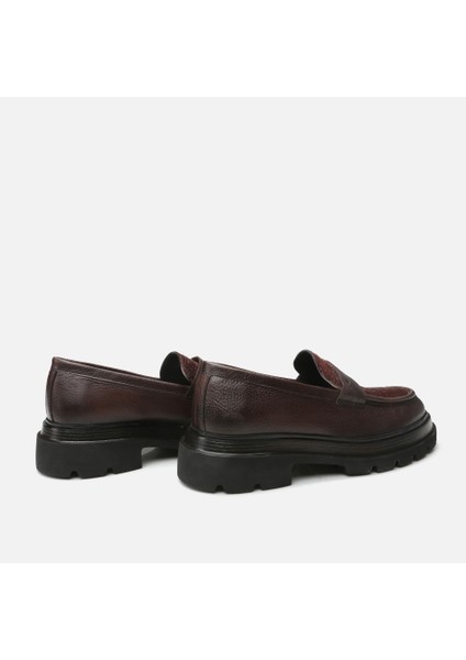 Masters 02AYH292200A480 Deri Kahve Erkek Loafer