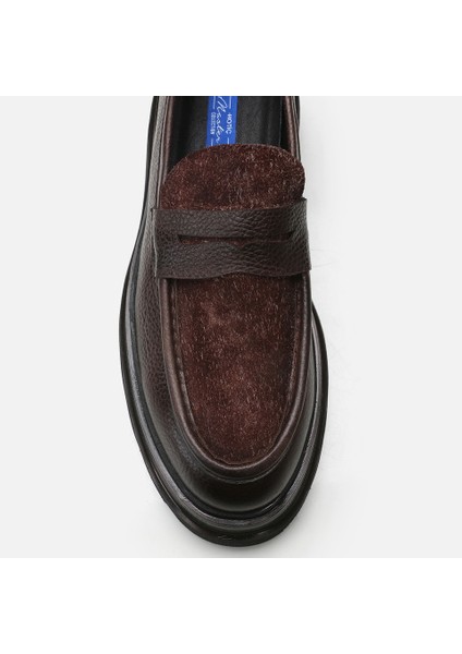 Masters 02AYH292200A480 Deri Kahve Erkek Loafer