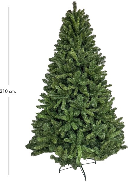 Yılbaşı Çam Ağacı Forest 1348 Dal Yeşil 210 Cm.