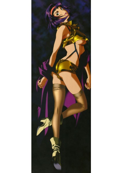 Anime Cowboy Bebop-Faye Valentine 1 No Desenli Sarılma Yastığı ( Hugging Pillow) Kılıfı