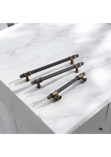 Arsin Eskitme Antik Sarı Metal Kulp 224 mm - 22.4 cm Mobilya Mutfak Dolabı Dolap Kulpları Kulbu modelleri