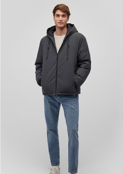 Kapüşonlu Antrasit Şişme MONT0110352-86803 fiyatları