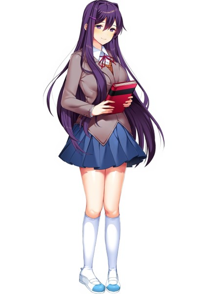Anime- Yuri Doki Doki Desenli Sarılma Yastığı ( Hugging Pillow) Kılıfı
