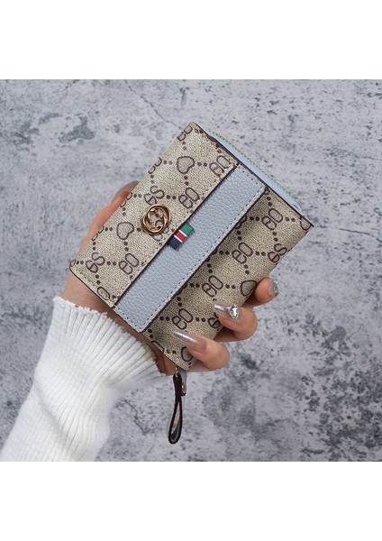 Kısa Baskılı Çoklu Kartlıklı Cüzdan (Yurt Dışından)