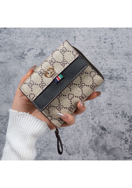 Kısa Baskılı Çoklu Kartlıklı Cüzdan (Yurt Dışından)