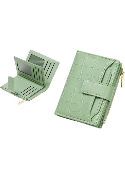 Büyük Kapasite Kısa Kadın Çapraz Cüzdan (Yurt Dışından)
