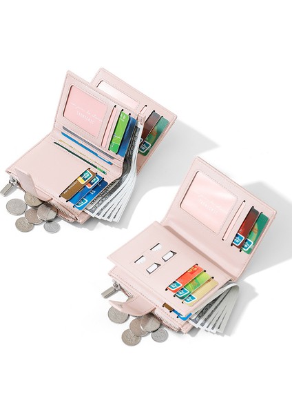 Büyük Kapasite Kısa Kadın Çapraz Cüzdan (Yurt Dışından) modelleri