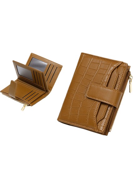 Büyük Kapasite Kısa Kadın Çapraz Cüzdan (Yurt Dışından)