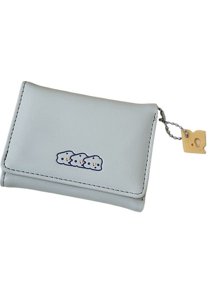 Peynir Kısa Öğrenci Sevimli Karikatür Büyük Kapasiteli Cüzdan (Yurt Dışından)