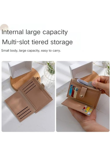 Kadın Kısa Kadın Yaz Ince Sevimli ve Basit Öğrenci Para Kadın Niş Tasarım Cüzdan (Yurt Dışından) fırsatları