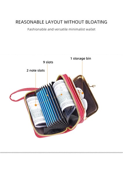 Kadın Kısa Koreli Versiyonu Lychee Desen Fermuar Rüzgar Piyano Kart Mini Cüzdan (Yurt Dışından) modelleri