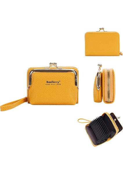 Kadın Kısa Koreli Versiyonu Lychee Desen Fermuar Rüzgar Piyano Kart Mini Cüzdan (Yurt Dışından)