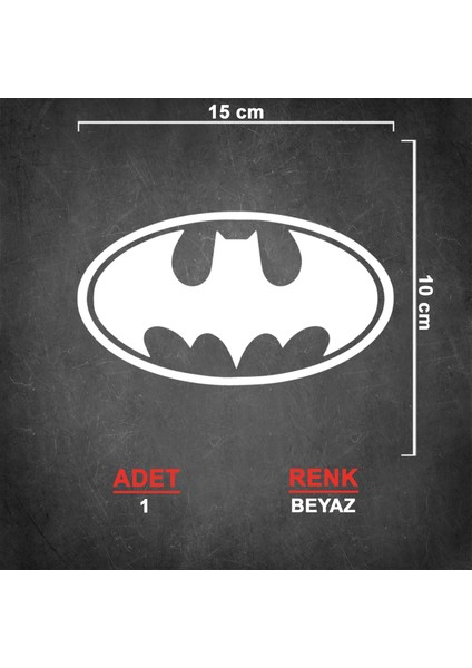 Batman Sticker - Bruce Wayne Sticker - Oto Sticker - Araba Sticker - Araç Sticker modelleri