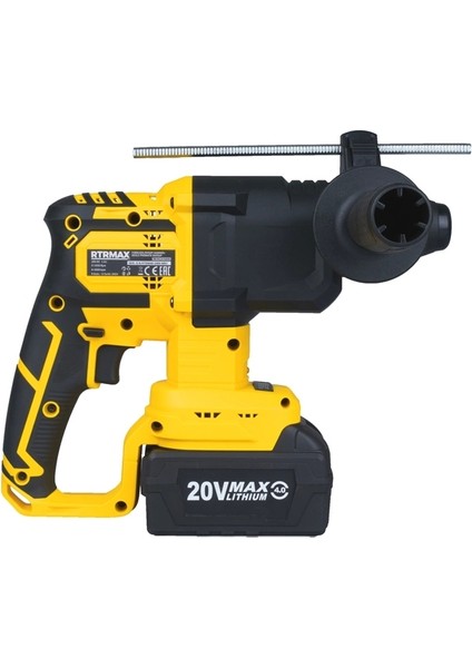 Akülü Pnömatik Kırıcı - Delici Kömürsüz 1.8 j 20 mm (Aküsüz) S-Lion RTS5040B