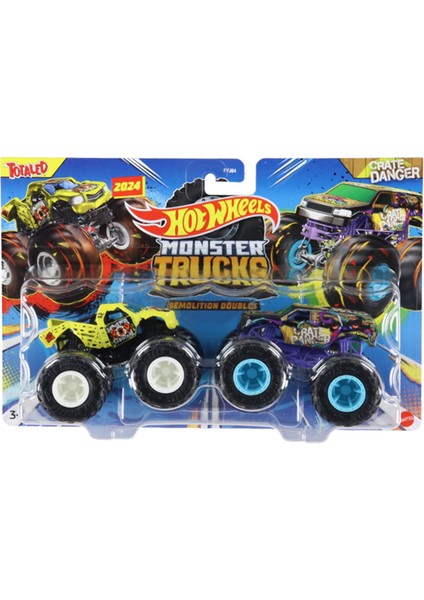 Hot Wheels Monster Trucks 2024 Totaled ve Crate Danger HWN57