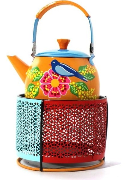 Isıtıcılı Demlik Turuncu