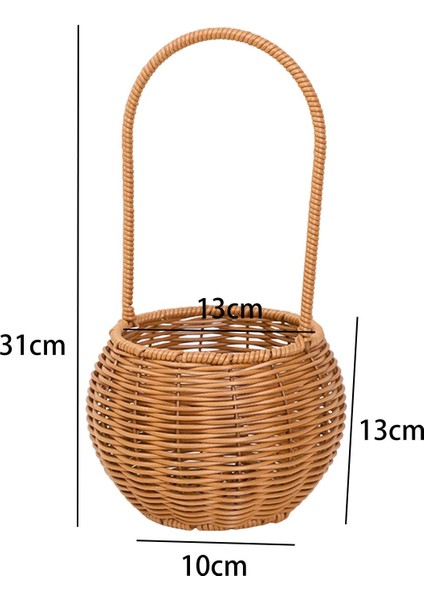 Yuvarlak Eşınızı Düzenlemek Için Duvara Asılan Sepet Düzenleyici (Yurt Dışından)