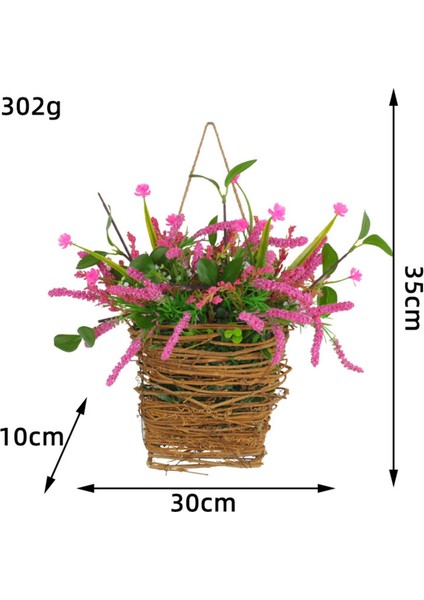 Ön Çiçekleri Sepeti Ev Dekorasyonları Için Dekoratif (Yurt Dışından)