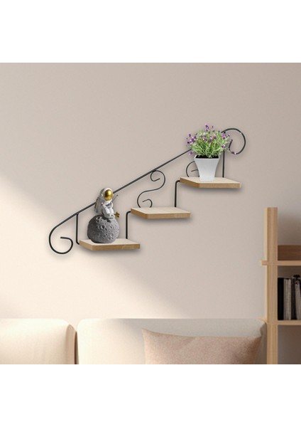 Dekoratif Merdiven Raf Standı Dekoru Depolama Rafı Askılı Çiçek I (Yurt Dışından) fırsatları