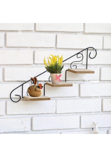 Dekoratif Merdiven Raf Standı Dekoru Depolama Rafı Askılı Çiçek I (Yurt Dışından) indirimleri