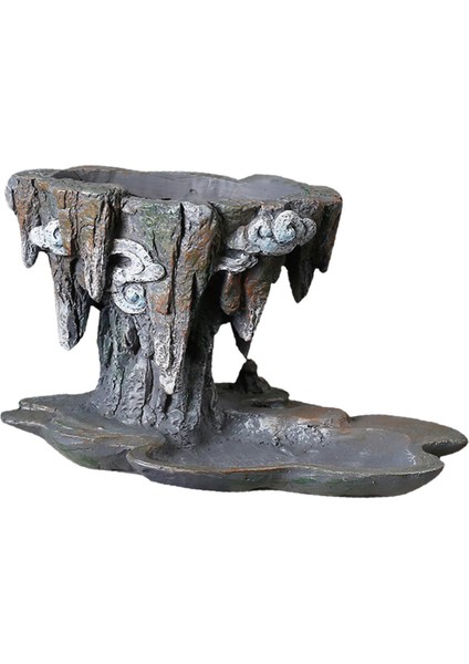 Reçine Kaya Bonsai I Çiçek Isı Balkon Dekorasyonu 9.2x5.2x5.4 Inç Gri (Yurt Dışından) modelleri