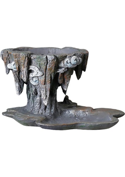 Reçine Kaya Bonsai I Çiçek Isı Balkon Dekorasyonu 9.2x5.2x5.4 Inç Gri (Yurt Dışından) indirimleri