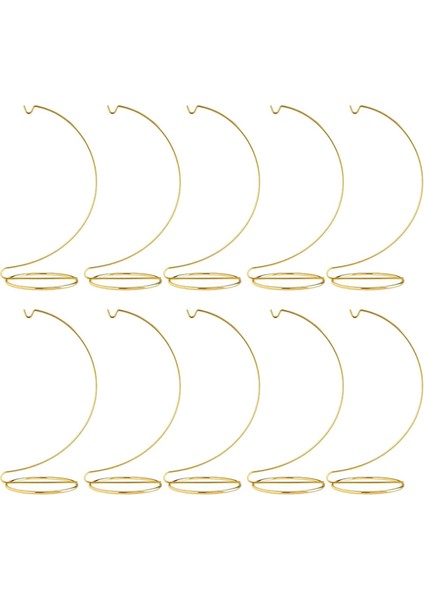 10 Metal Askılı Süsü, 9x4.3 Inç, Altın Için Çok Işlevli Aksesuarlar (Yurt Dışından)