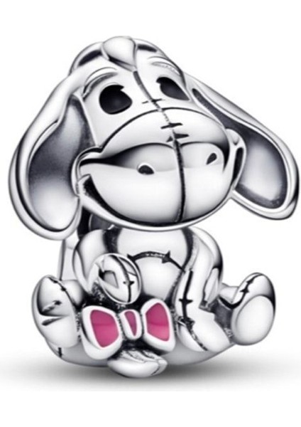 Disney Winnie The Pooh Eeyore Charm 925 Ayar Gümüş