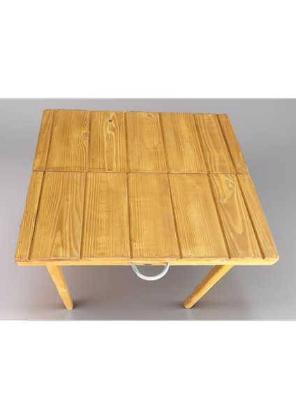 Katlanabilir Ahşap Kamp Masası, Kamp Sehpası, Enxboy 60CMX70CM, Yükseklik 68 cm fiyatları