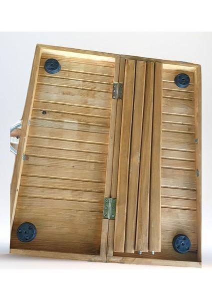 Katlanabilir Ahşap Kamp Masası, Kamp Sehpası, Enxboy 60CMX70CM, Yükseklik 68 cm modelleri