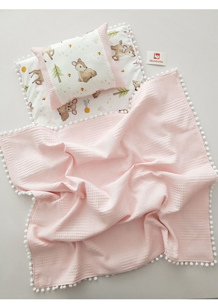 Battaniyeli Bebek Alt Açma Seti, Minderi , Müslin, Bebek Yastığı, Yenidoğan, Beşik , Bebek Ürünleri fiyatları